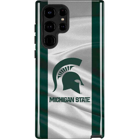 Michigan State University Spartans Jersey Galaxy Cases